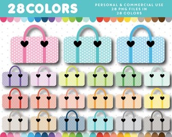 Duffle bag clipart, Gym bag clipart, Workout bag clipart, Fitness clipart, Training clipart, Exercise clipart, Workout clipart, CL-1331