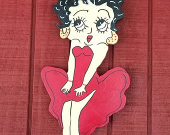Betty Boop, Wall Hangings, Wall Art, Beauty Shop Decor, Bar Decor
