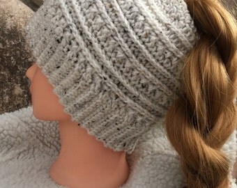 The Katniss Messy Bun Beanie