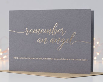Sympathy Card , Thinking Of You Card , Condolence Card , Condolence Gift, Bereavement Card, Memorial Card , Funeral Card , Gold Foil Card