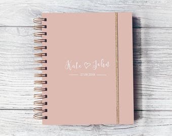 Libro Planner Per Matrimoni Di Lusso Bianco E Oro Con Bordi Dorati - Foto 10