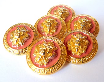 versace ring lion