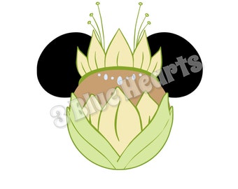 Tiana Mickey Head svg pdf dxf studio, Tiana SVG dxf pdf Studio, Princess and the Frog SVG dxf pdf Studio, Disney SVG Studio, Princess Mickey
