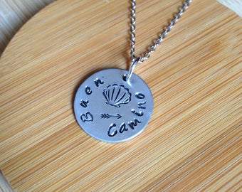 Necklace Buen Camino de Santiago pilgrim Collier compostelle