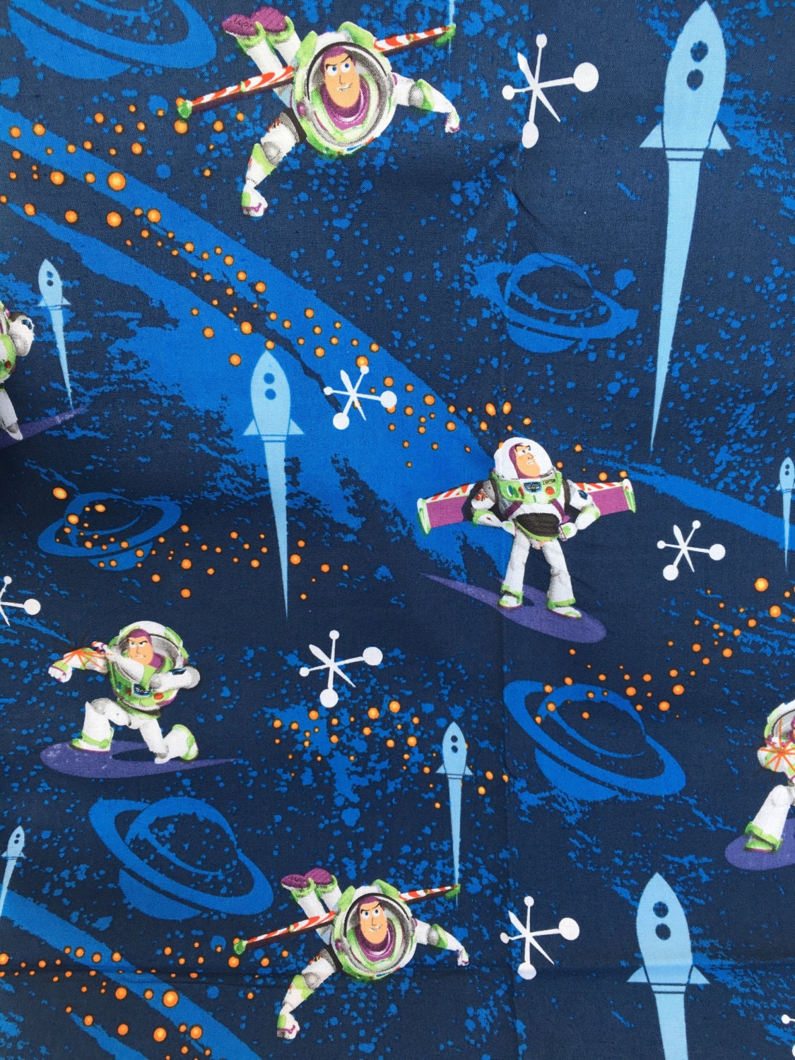 buzz lightyear fleece fabric