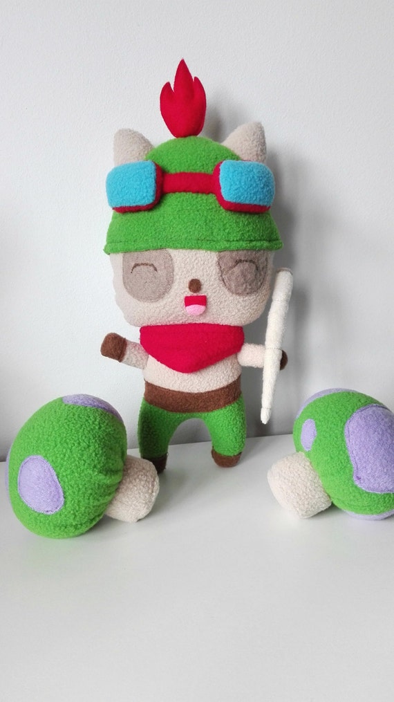 teemo mushroom plush