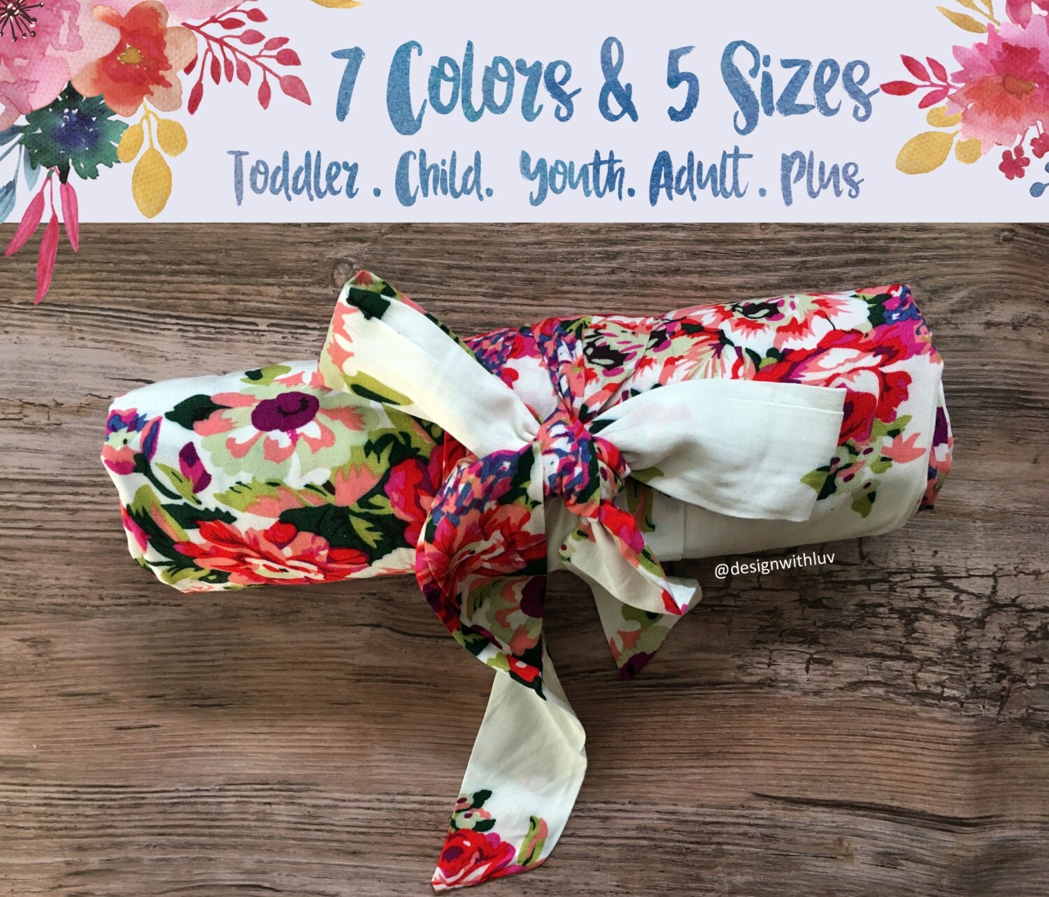 Floral Cotton Maternity robe hospital robe by DesignWithLuv