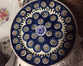 Polish Pottery Salad luncheon Plate