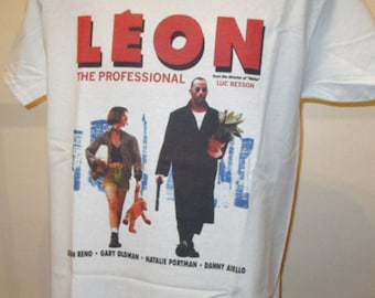Leon : The Professional Cult 90s Hitman Crime Film T Shirt - Retro Movie Apparel Unisex Fashion Graphic Tee Men & Women 201