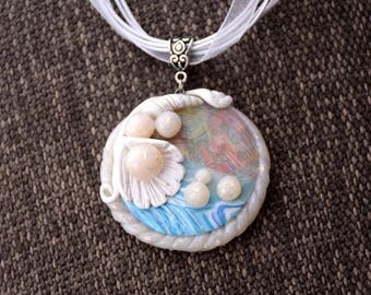 SHELLSnPEARLS - PolymerClay Fashion Jewelry , Nature Inspired Jewelry