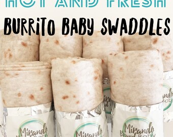 Burrito Swaddles - Baby Swaddles - Swaddle Blanket - Swaddle - Burrito Blanket - funny baby gifts - Baby Gift - taco