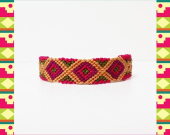 Woven Friendship Bracelet Ethnic Native Mayan Aztec Incan women macrame gifts trends tribal pura vida mayan lokai boho - Q'enqo Bracelets