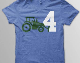 Tractor birthday shirt toddler construction birthday shirt Toddler birthday tractor theme