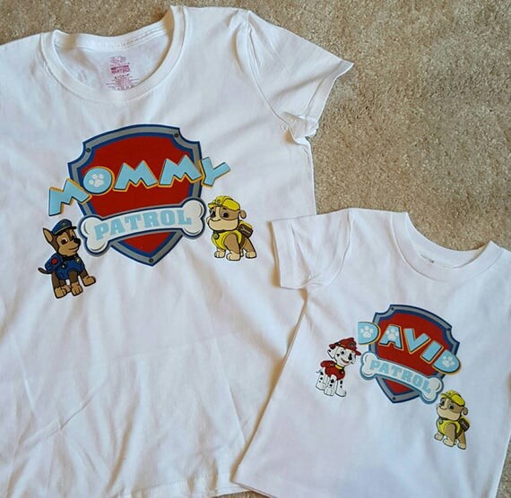 paw patrol shirt for adults