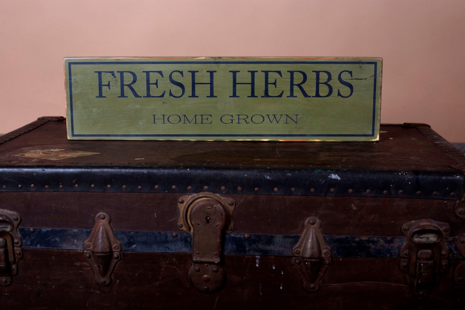 Fresh Herbs Wood Sign Wooden Sign Farm SignRustic