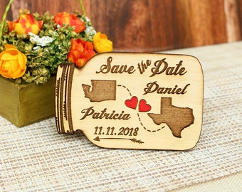 Love save the date magnet wedding save the date wood wedding save the date rustic save the date magnet wood save the date rustic wedding