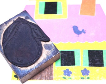 Anciens tampons scolaires / Vintage Wooden Rubber Stamp