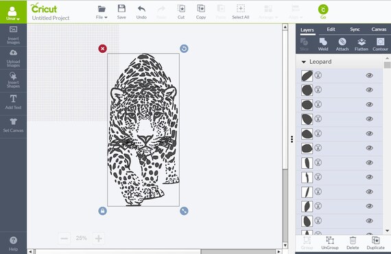 Download Leopard SVG, dxf, png, print and cut files, Cricut ...