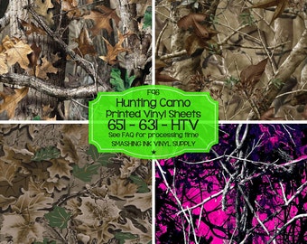 Hunting Camo Vinyl/Printed Heat Transfer Vinyl/Patterned Vinyl/Printed 651 Vinyl/Printed 631 Vinyl/Printed Outdoor Vinyl/Printed HTV
