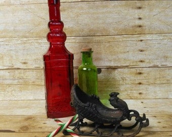 Vintage 1970s Cast Iron Sleigh