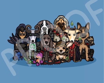 Novelty Animal World of Warcraft Horde Digital Art - Gift for Animal / WoW Lovers (Download)