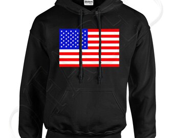 American flag hoodie | Etsy