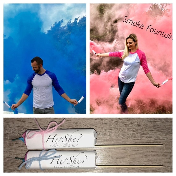 Jumbo Smoke Bomb Gender Reveal Smoke Bombs by PoofThereItIsReveals
