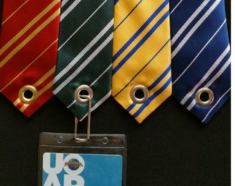 Wizard Lanyard - Tie, lanyard, lanyards - for Theme Park, Con, Convention Cosplay, Nerdy Geeky gifts, Harry Potter World, ID Badge lanyard