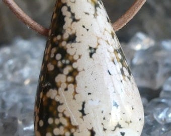 Orbicular Ocean Jasper Pendant 0,654 oz Madagascar