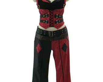 Harley Quinn Arkham Asylum Cosplay Costumes