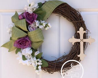 Memorial Wreath, Sympathy Wreath, Gravesite Flowers, Cemetery Wreath, Wreath Street Floral, Cemetery Flowers, Funeral Wreath
