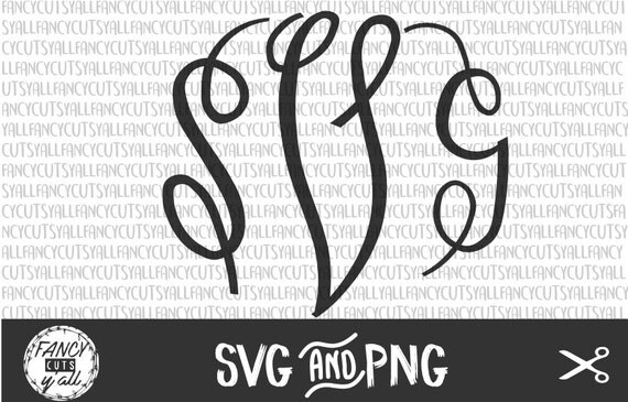 Download Master Circle Monogram Font Pack SVG-PNG Instant by ...