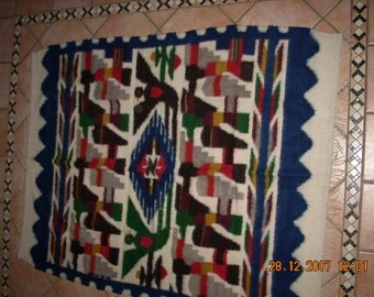 Thick blanket made of sheep's wool