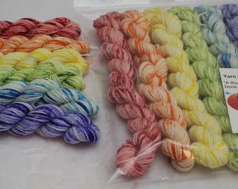 A Bit of Indulgence-- 6--100 yard mini skeins-- After The Rain