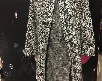 Black/White Pant Suit
