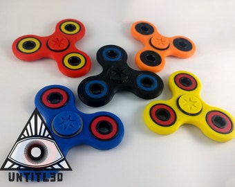 EDC Mini Triple Fidget Spinner Bar Toy **Now Lubed with Bones Speed Cream**