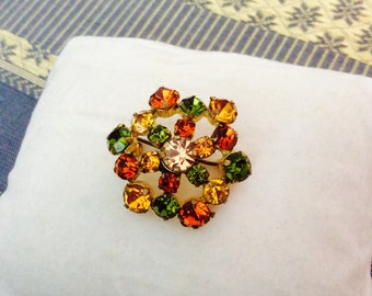 Vintage Rhinestone Brooch