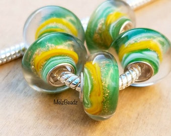 European glass beads, lampwork beads, murano glass beads, lampwork beads, murano beads, European style beads, large glass bead, large hole