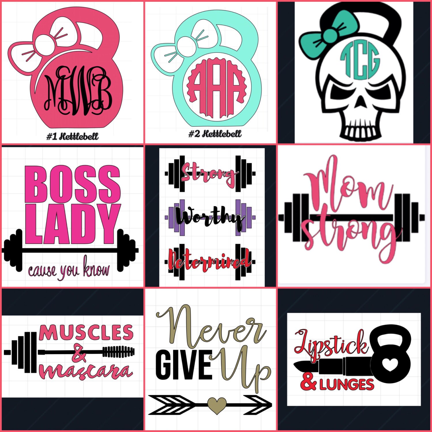Fitness /Gym/ Workout Decals