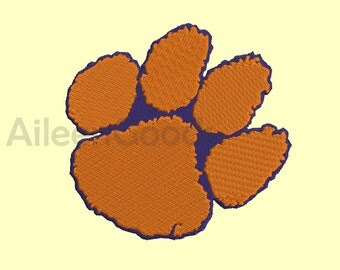 Clemson Tigers Embroidery design 7 Size INSTANT download machine embroidery