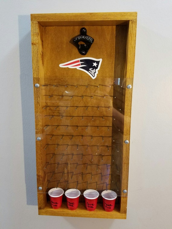 Beer cap plinko board by Parkersmancave on Etsy