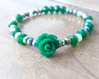Bracelet with crystals
