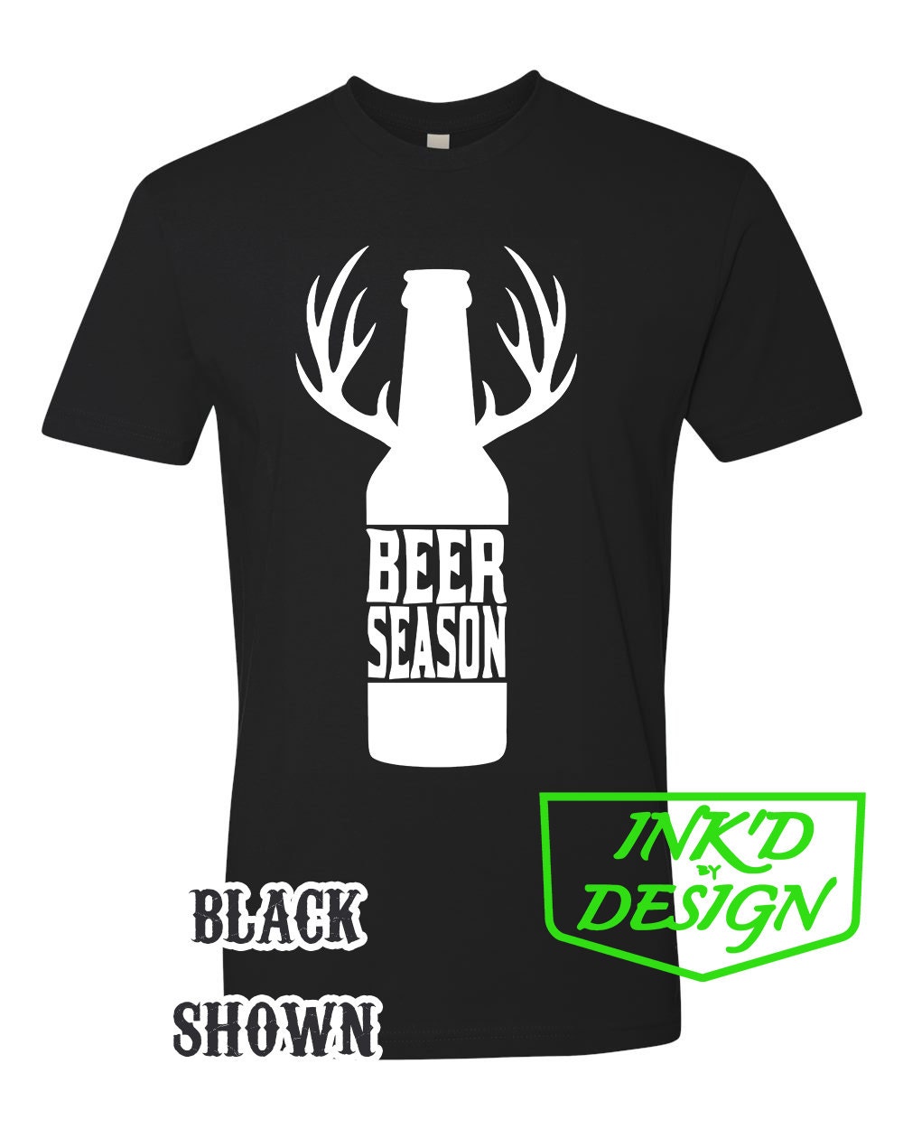 Beer Season Drinking Shirts Antler Beer Shirt Antler Shirt