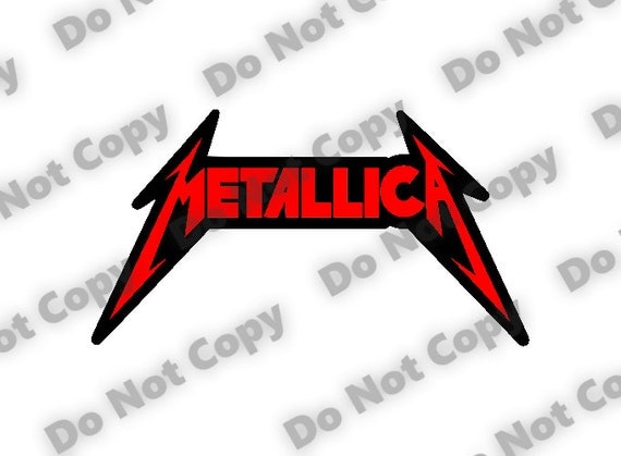 METALLICA SVG Logo svg Silhouette svg High Quality design files dxf eps ...