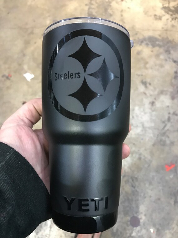 Pittsburgh Steelers YETI Cup Custom Made Powder by batreasures85