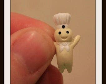 Vintage Miniature Pillsbury Doughboy, Miniature Poppin Fresh, Miniature Dough Boy