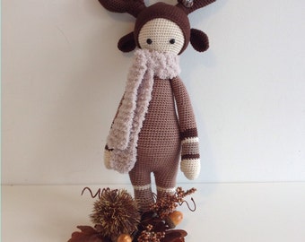 Christmas Reindeer / Don to hook/Lalylala / Amigurumi/Home décor/gift/child