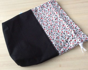 Wrap in cotton or knitting or crochet work bag