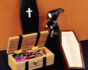 Death, Coffin, and Treasure Chest