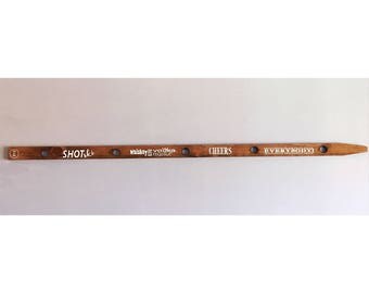 Custom 5 person wooden shot ski